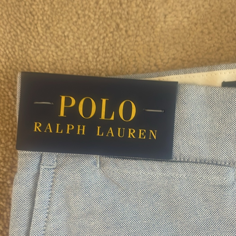 NWT Men’s Polo chambray shorts - Picture 2 of 5